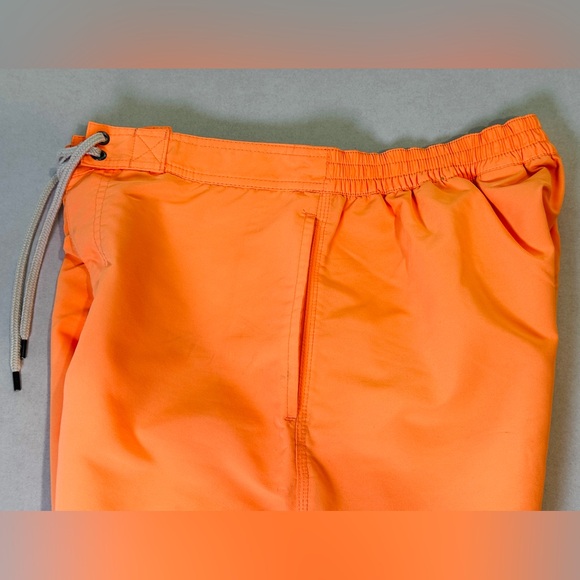 Polo Ralph Lauren Beach Swim Board Surf Shorts/Trunks Bright Orange Size M - Picture 7 of 13
